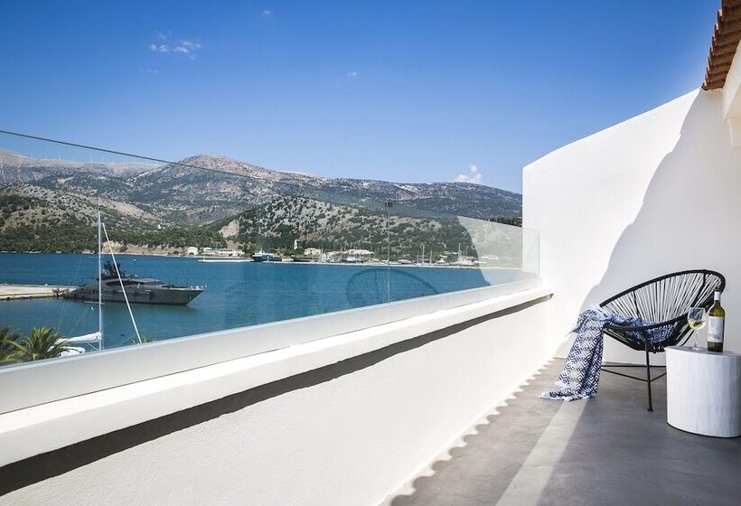 수피리어 룸 측면 바다 전망, Kefalonia Grand