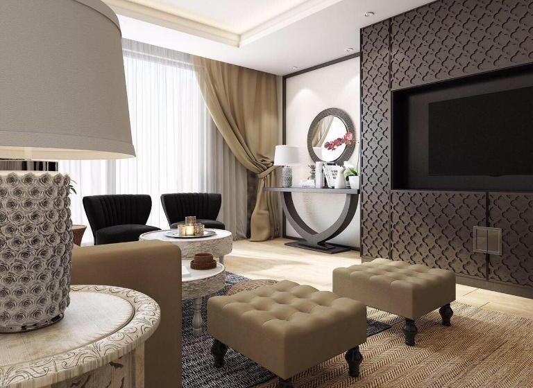 آپارتمان 1 خوابه با بالکن و چشم‌انداز دریا, Oasis Resort Lozenets