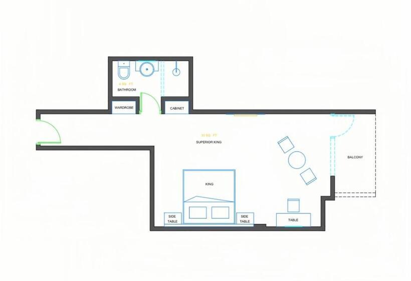 Стандартный Номер Кровать Кинг, Waterfront Boutique