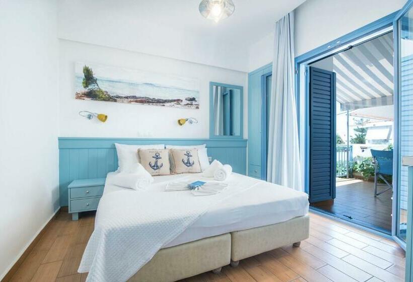 חדר סטנדרט עם מרפסת, Saronis Hotel Agistri   Adults Only