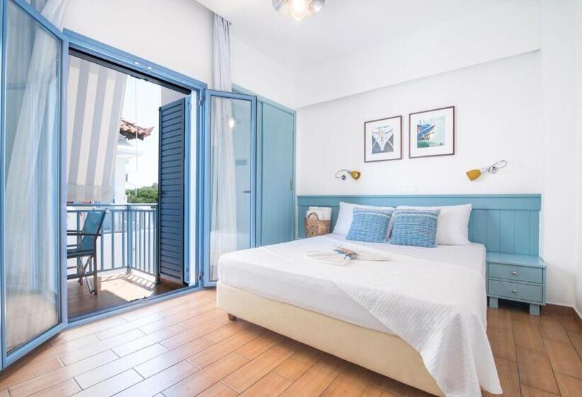 חדר סטנדרט עם מרפסת, Saronis Hotel Agistri   Adults Only