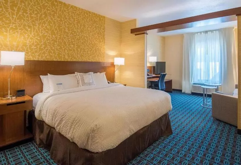 キングサイズベッドのスイートルーム, Fairfield Inn & Suites By Marriott Provo Orem