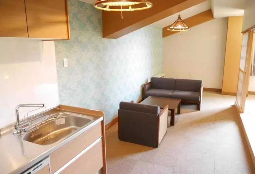 マウンテンビューのワンルーム, K S House Hokkaido  Asahidake Onsen Hostel