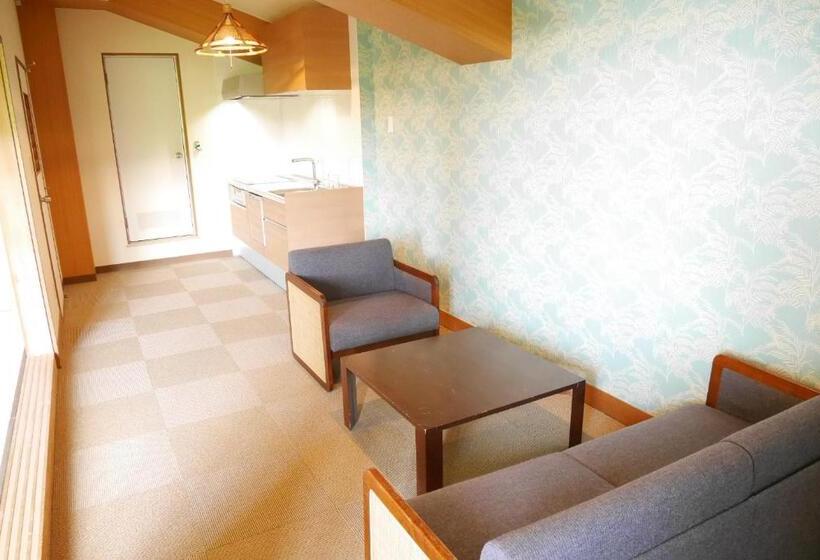 סטודיו עם נוף להרים, K S House Hokkaido  Asahidake Onsen Hostel