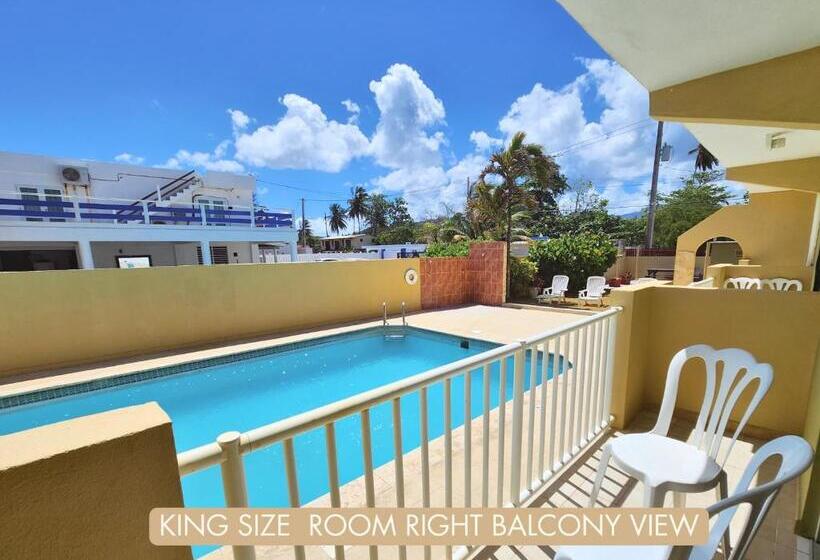 اتاق استاندارد با تخت بزرگ, Selva Boutique Hotel Luquillo Oceanfront Retreat Adults Only