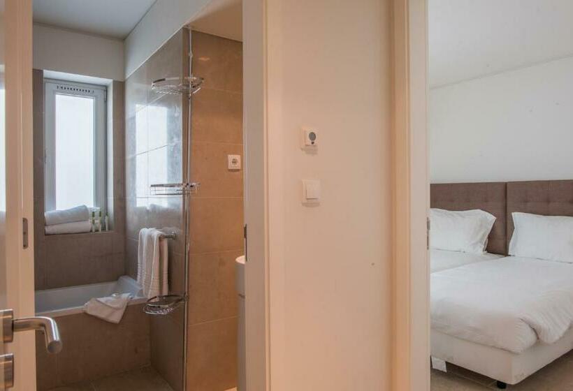 דירת דופלקס 2 חדרי שינה, Troia Residence by The Editory  Apartamentos Marina