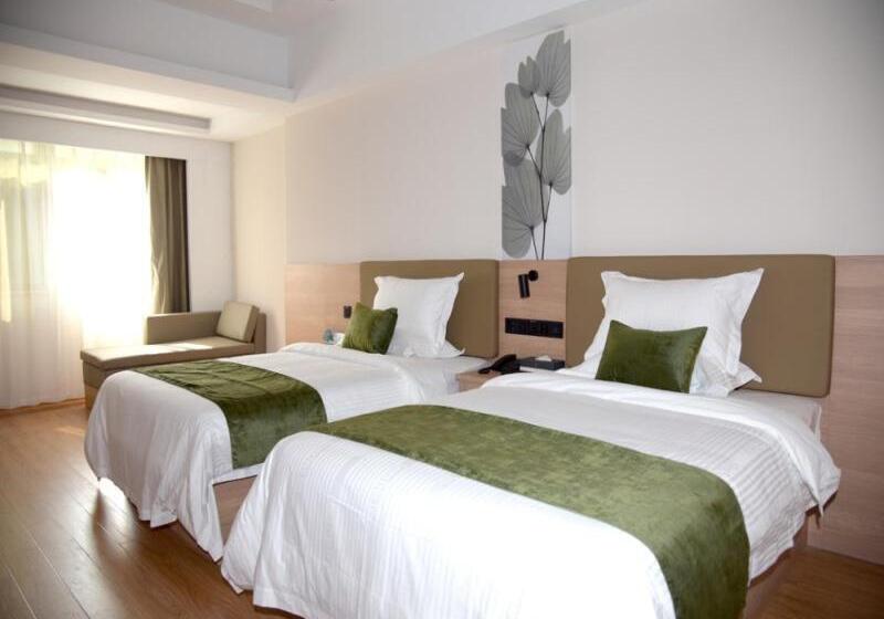 חדר משפחתי, Greentree Inn Express Hotel Heyuan N1 High Fountain