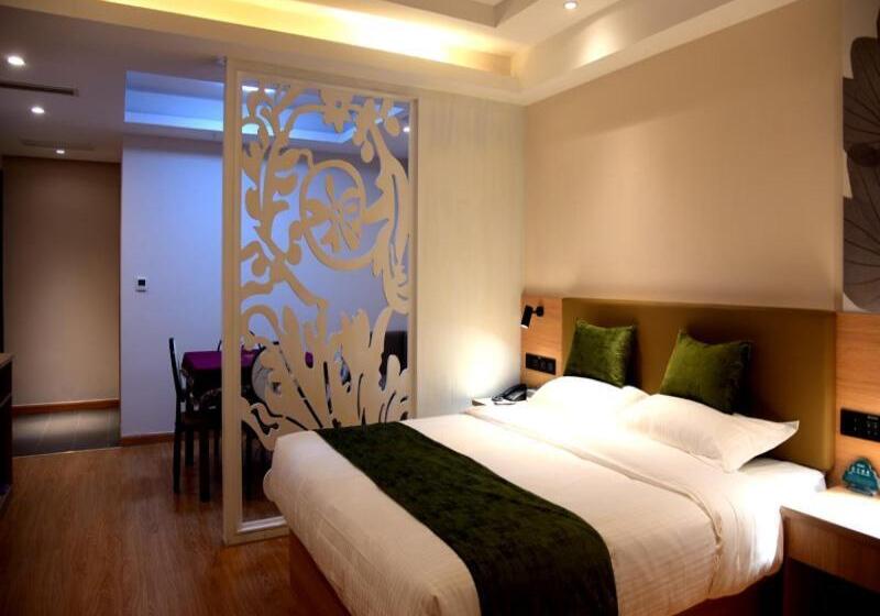 חדר סטנדרט, Greentree Inn Express Hotel Heyuan N1 High Fountain