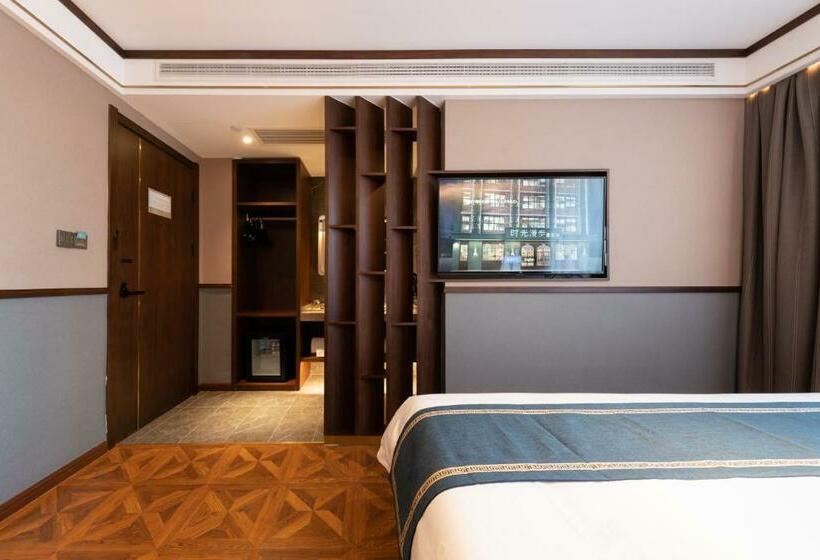 اتاق سوپریور با تخت بزرگ, Time Traveller Boutique Hotel   Near Beijing National Stadium , Olympic Forest Park , National Conve