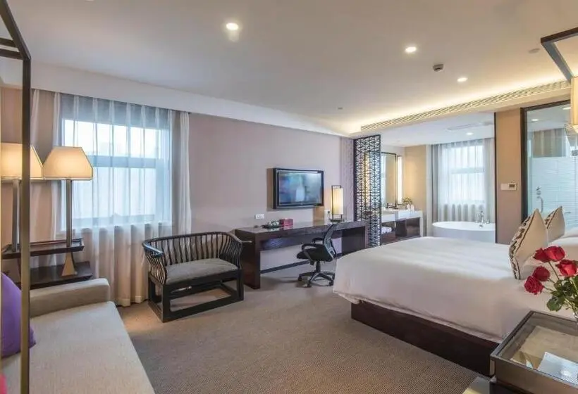 اتاق اجرایی با تخت بزرگ, Ssaw Boutique Hotel Hangzhou East