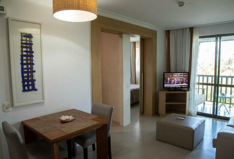 침실 2개 아파트, Beach Class Muro Alto Condomínio Resort By New Time