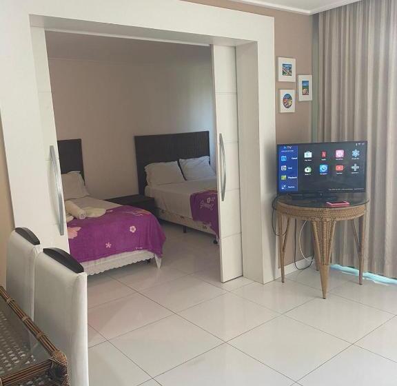 غرفة سوبيريور عائلية, Beach Class Muro Alto Condomínio Resort By New Time