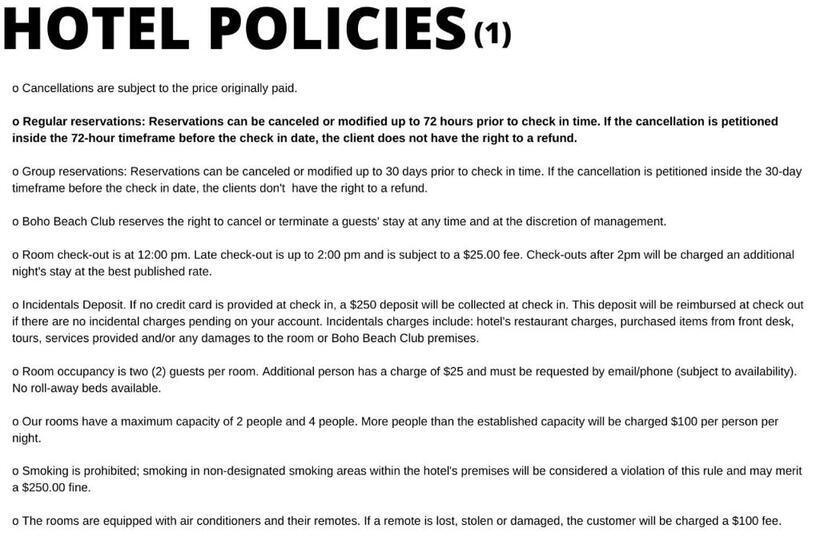 스탠다드 룸 킹사이즈 침대, Boho Beach Club