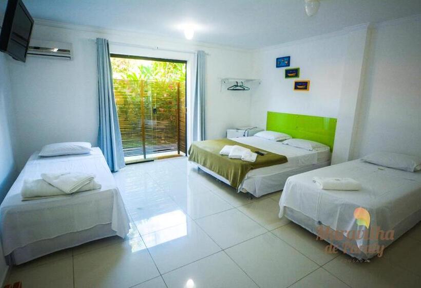 غرفة قياسية ثلاثية, Pousada Maravilha De Paraty