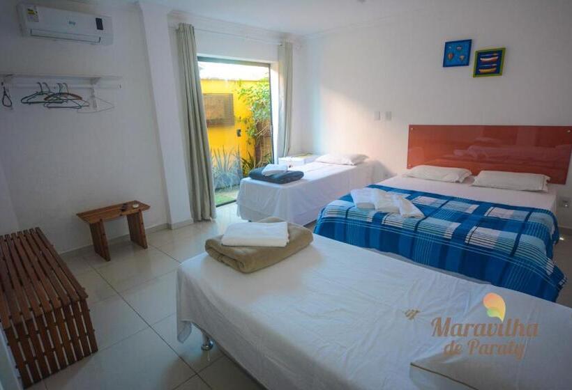غرفة قياسية ثلاثية, Pousada Maravilha De Paraty