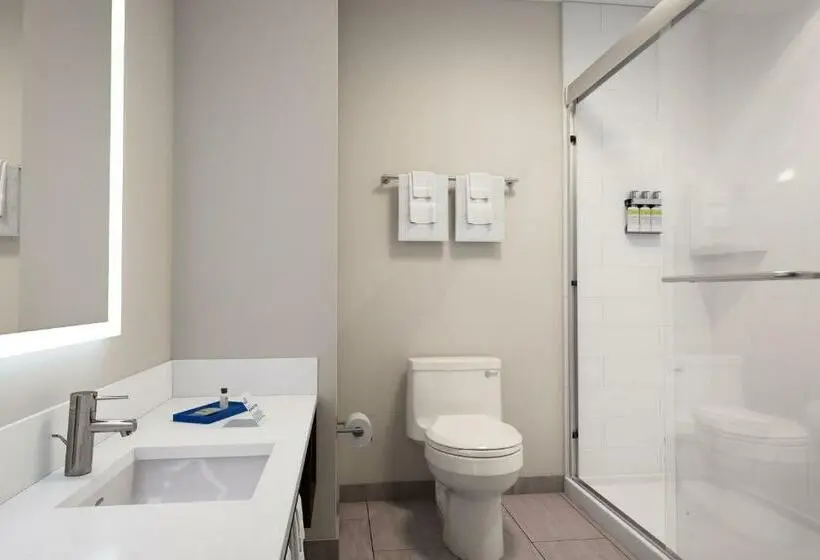 身障者適用キングサイズベッドルーム, Holiday Inn Express   Cabot, An Ihg