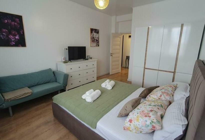 آپارتمان 1 خوابه با بالکن, Apartamente By R S 3