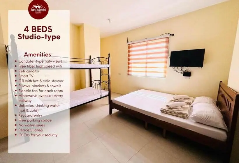 اتاق کلاسیک چهارنفره, Zukiya Residences Baguio