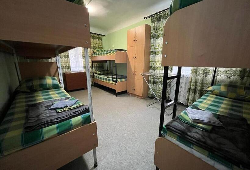 تختخواب در اتاق مشترک, Fox Hostel Kyiv