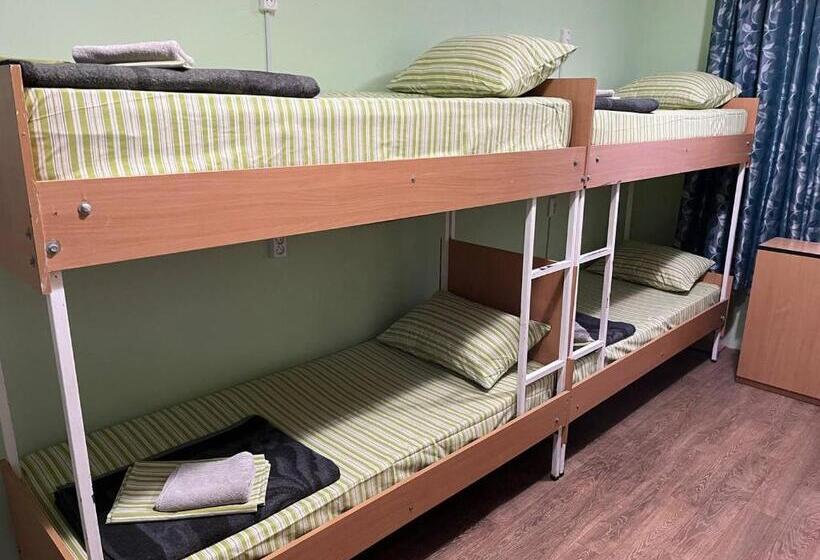 تختخواب در اتاق مشترک, Fox Hostel Kyiv