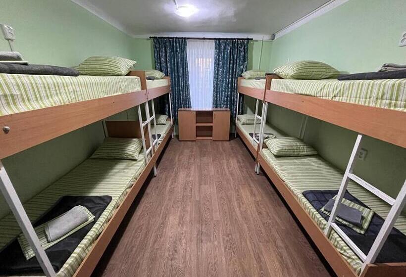 تختخواب در اتاق مشترک, Fox Hostel Kyiv