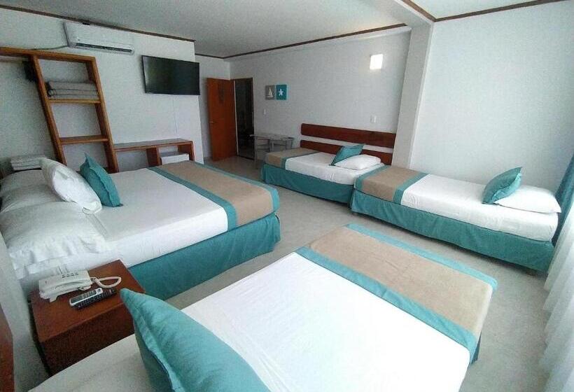 חדר משפחתי נוף לים, Portobelo Beach