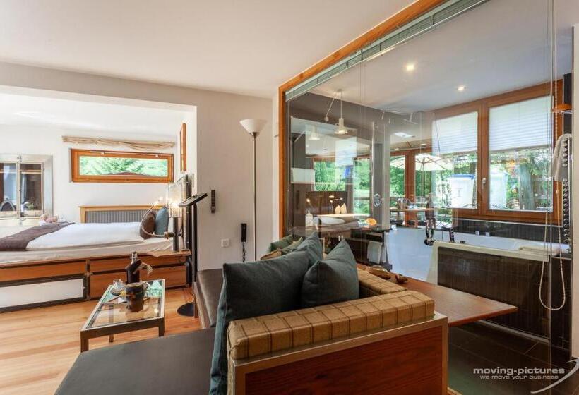 シングルデラックスルーム, Suitenhotel Zurbriggen