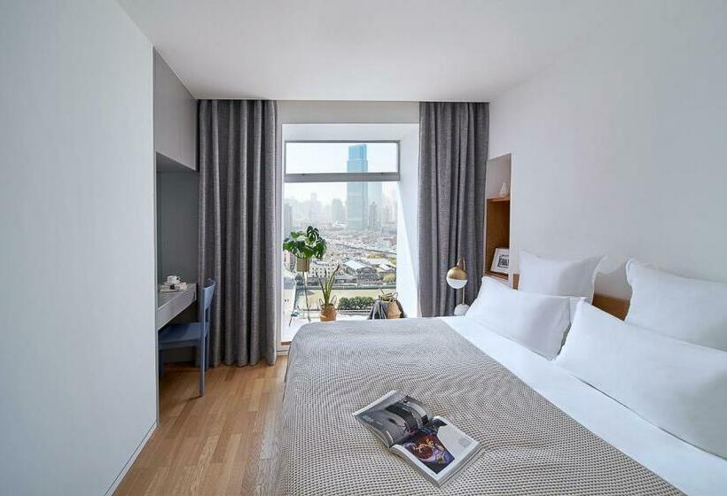 إستوديو قياسى, Base Shanghai Suhe Serviced Apartment, Near East Nanjing Road & People S Square