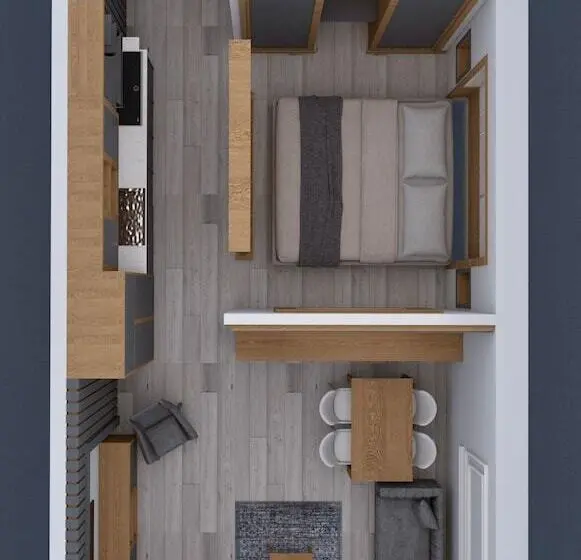 اتاق لوکس با تخت بزرگ, North Blue Life