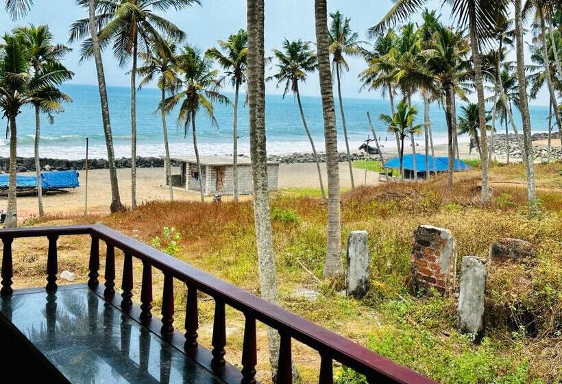 اتاق لوکس با چشم‌انداز دریا, Maadathil Cottages & Beach Resort