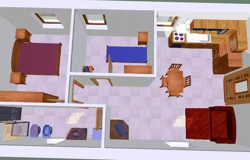 ２ベッドルームアパートメント, Agriturismo Zugarelli