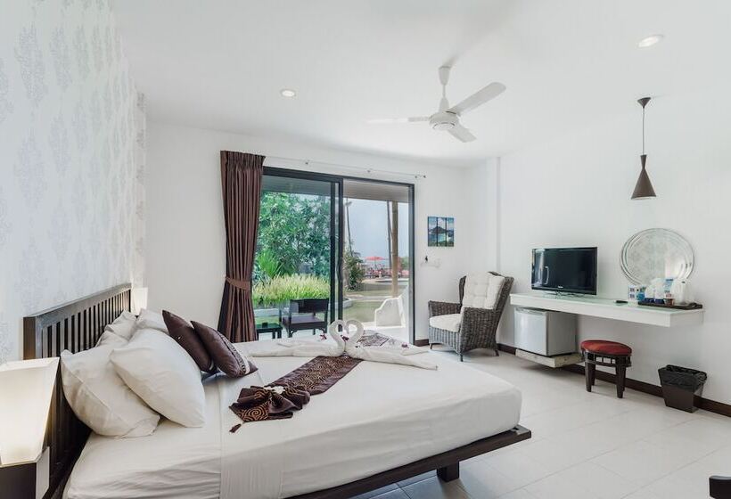 חדר דלוקס נוף לים, Samui Pier Beach Front & Resort