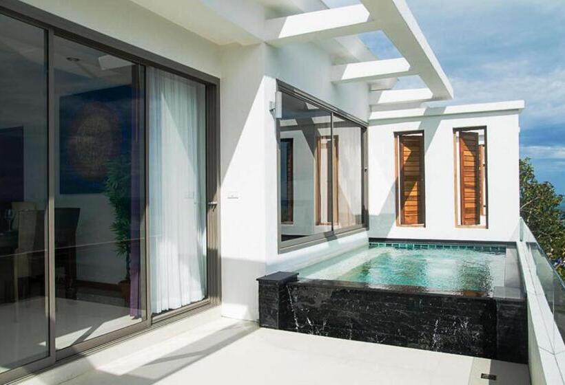 דירת פנטהאוז 1 חדרי שינה, Tropical Sea View Residence