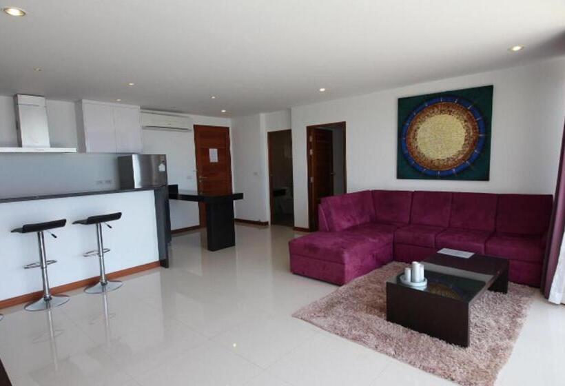 דירת דלוקס 2 חדרי שינה, Tropical Sea View Residence