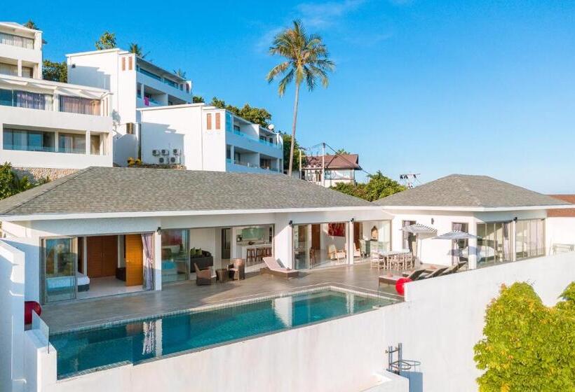 וילת חדר שינה 1 עם נוף לים, Tropical Sea View Residence