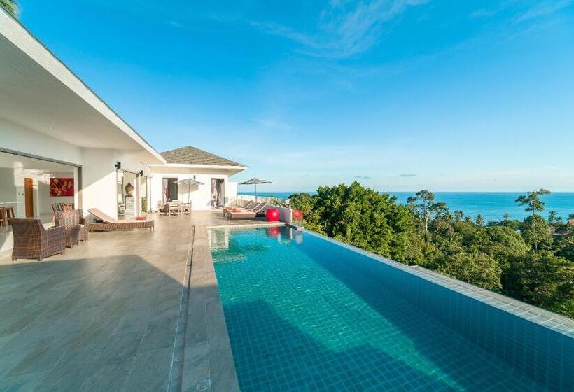 וילת חדר שינה 1 עם נוף לים, Tropical Sea View Residence