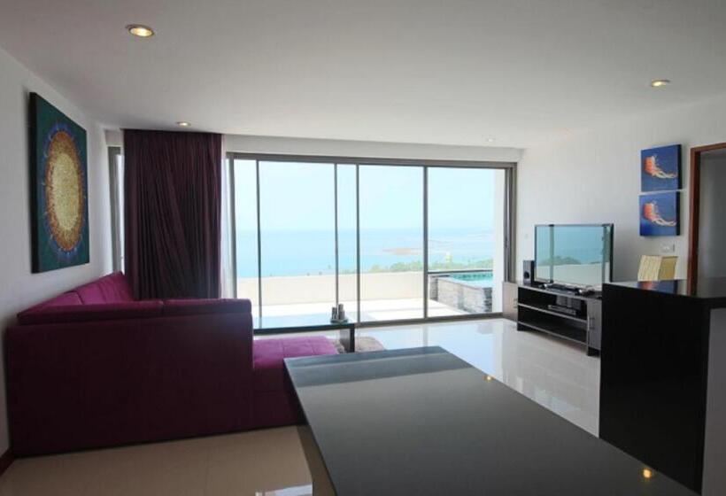 דירת דלוקס 2 חדרי שינה, Tropical Sea View Residence