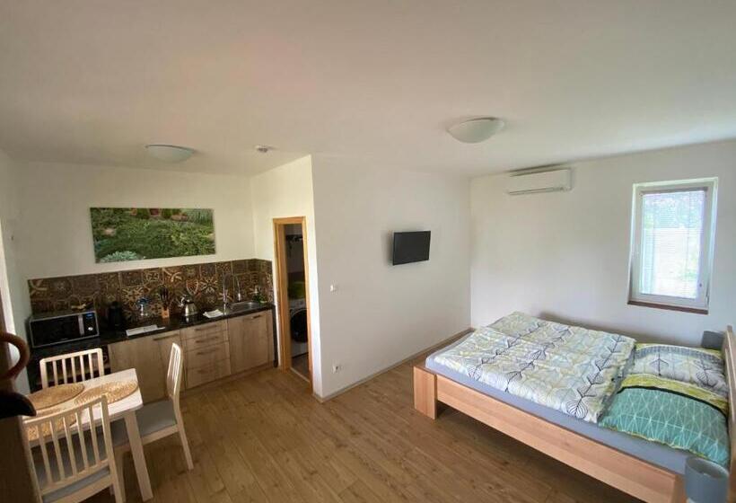 带1个卧室的带阳台的公寓, Apartmány Přítluky