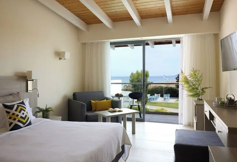 片側に海が見えるデラックスルーム, Blue Bay Beach Resort