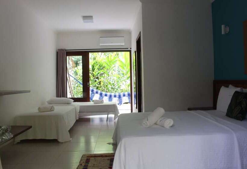 デラックスの４人部屋, Pousada Todas As Luas