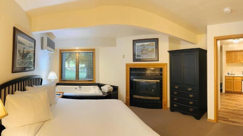 Люкс с гидромассажем, The Lodge At Leathem Smith