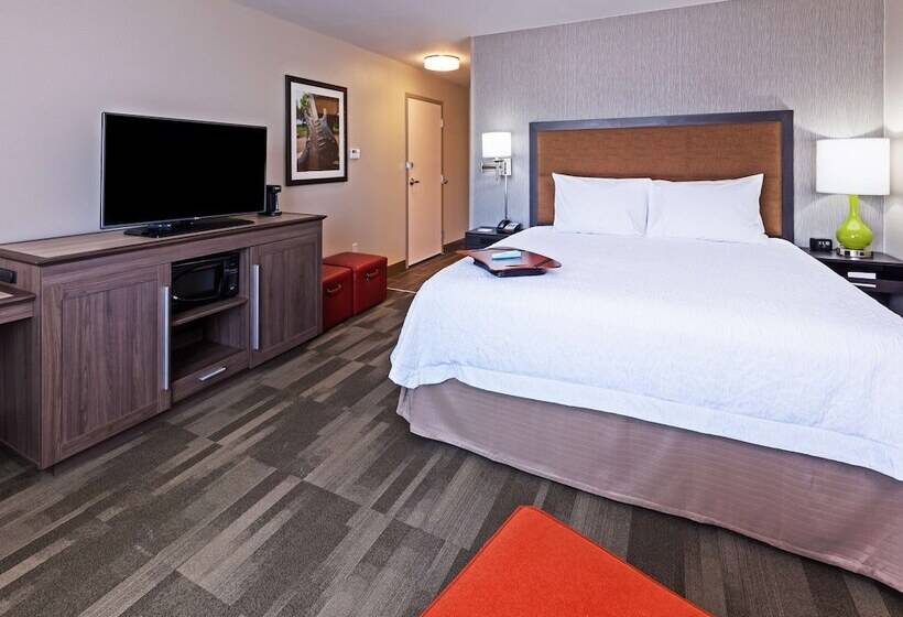 带大床的标准间, Hampton Inn & Suites Georgetown/austin North
