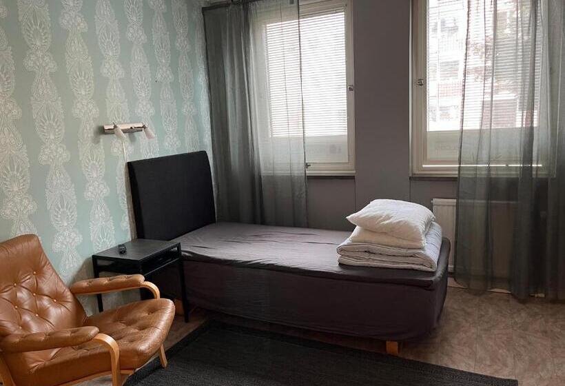 Standard Yhden Hengen Huone Jaettu Kylpyhuone, Drottninggatans Vandrarhem