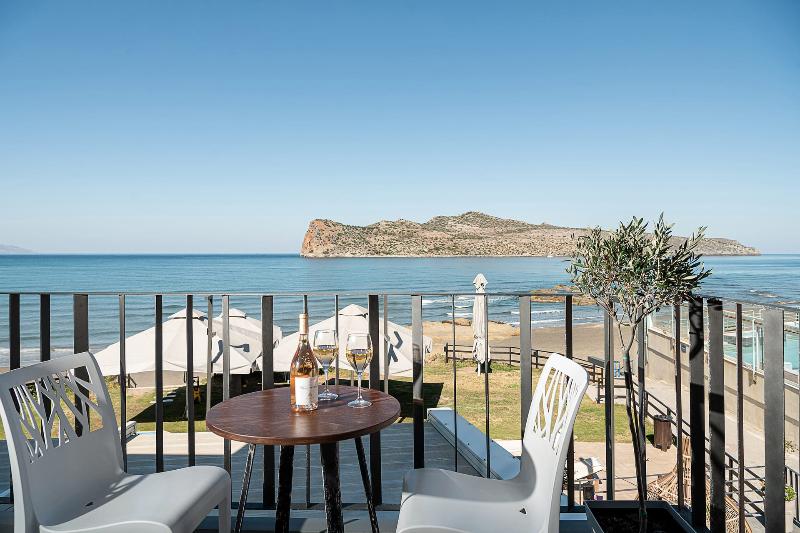 디럭스 룸 바다 전망, Elia Agia Marina