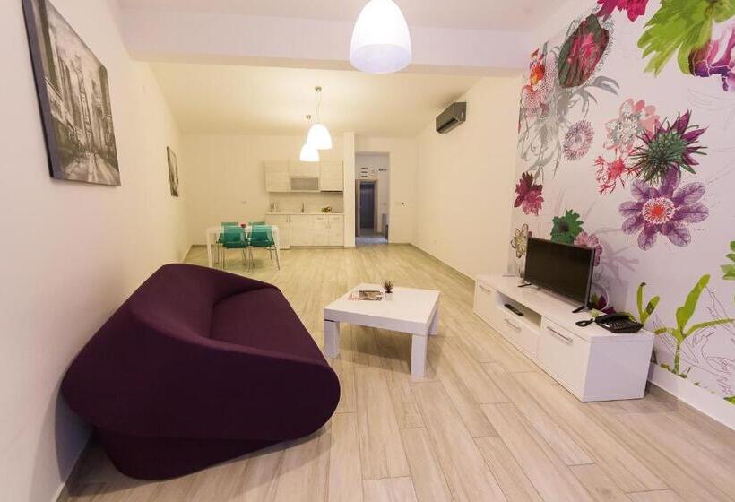 آپارتمان 1 خوابه با چشم‌انداز باغ, Apart Hotel Sea Fort