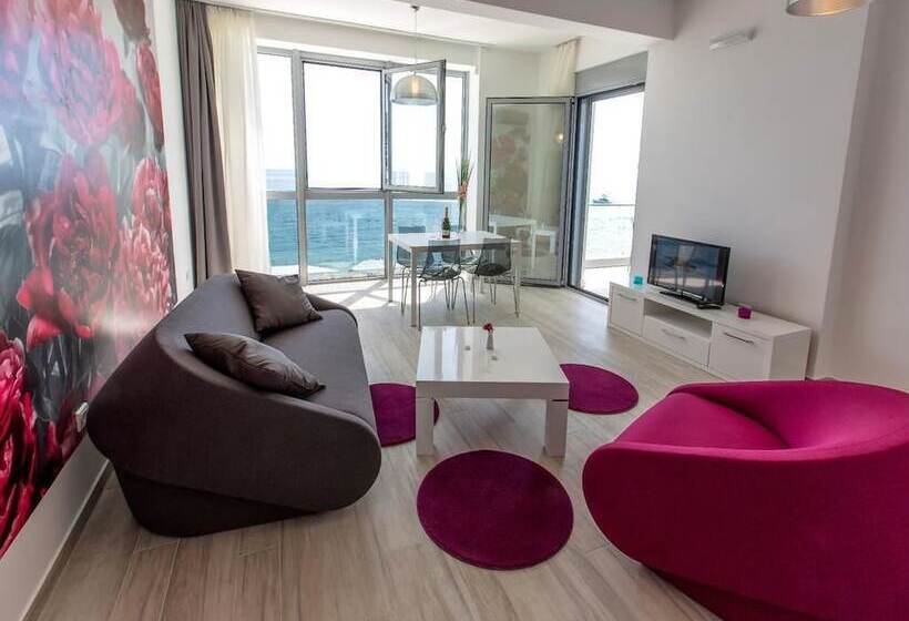 آپارتمان 1 خوابه با بالکن و چشمانداز دریا, Apart Hotel Sea Fort