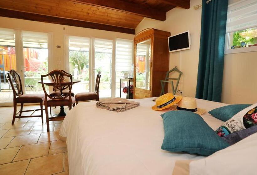 غرفة قياسية رباعية, Maison D Hôtes Et Roulotte Le 6 Bis