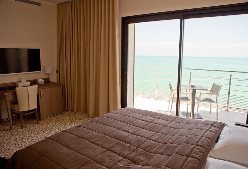 חדר קלאסי עם נוף לים, Villa Azur