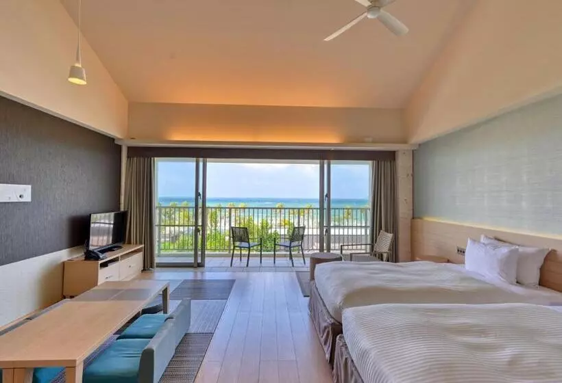 オーシャンビュースタンダードルームテラス付き, Fusaki Beach Resort Hotel & Villas