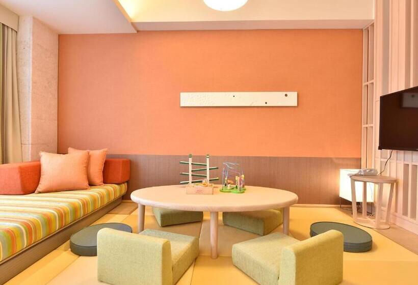 غرفة عائلية مطلّة علي الحديقة, Fusaki Beach Resort Hotel & Villas